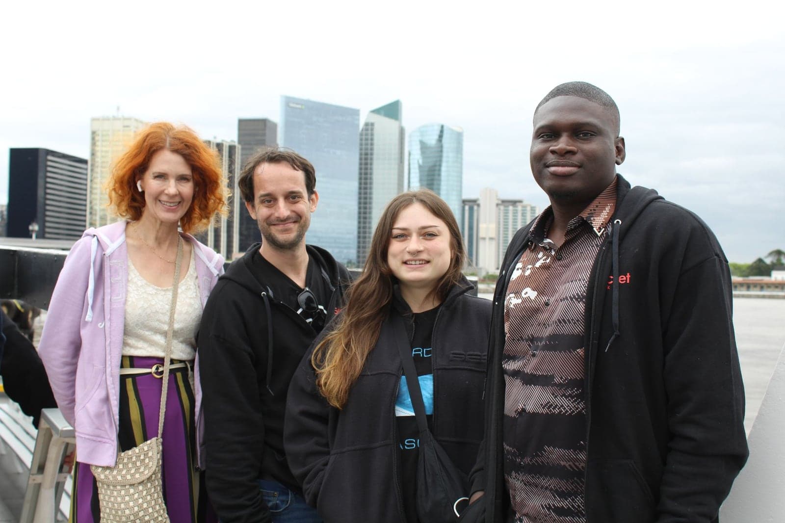 Kayode Popoola with Secret Network ecosystem partners during commercial and partnership activity.
